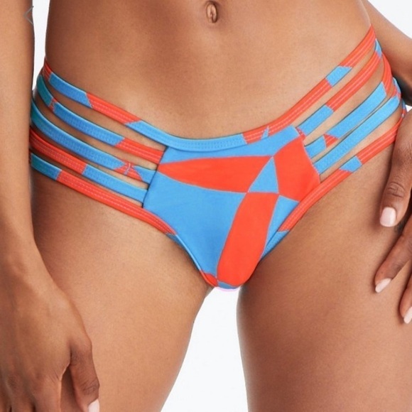 FABLETICS High Waisted Strappy Bikini Bottoms. - Picture 1 of 11